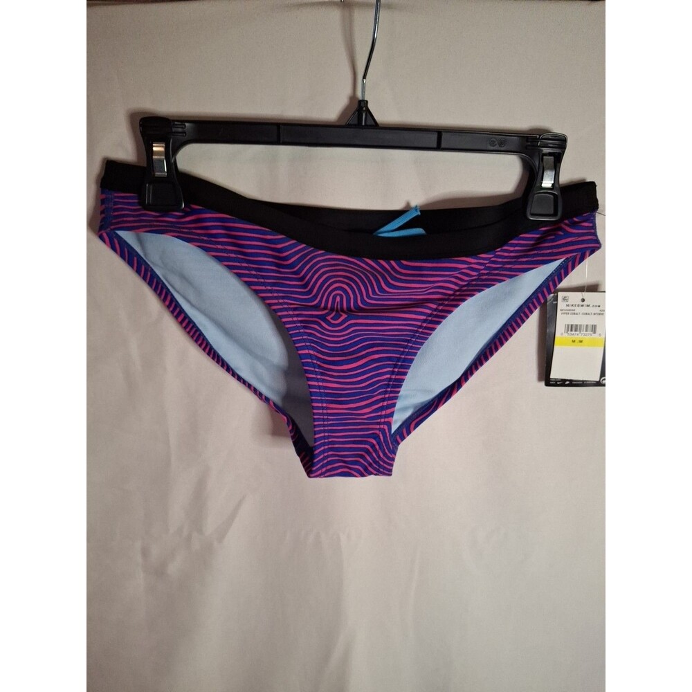 NIKE Hyper Women's Bikini Botton Blue and Pink Size M